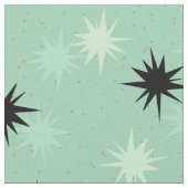 Atomjade-u. Minzen-Sternexplosion-Baumwollgewebe Stoff (Nahaufnahme)