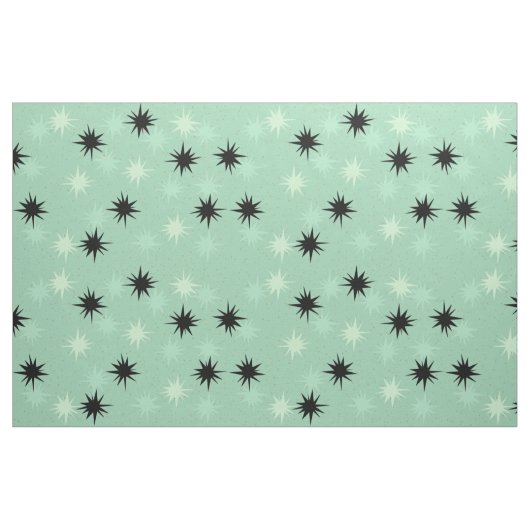 Atomjade-u. Minzen-Sternexplosion-Baumwollgewebe Stoff (Fat Quarter (45,7 x 55,9 cm))