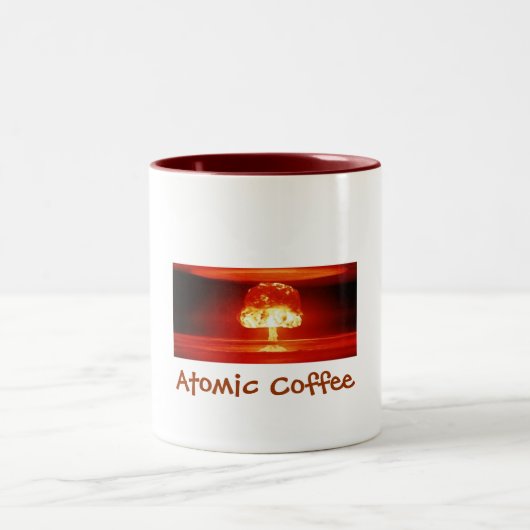 "Atomkaffee-" Tasse (groß) (Mittel)