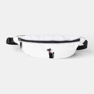 Atomkatze mit rosa Katzenkatze Girly Clean Girl Ki Bauchtasche