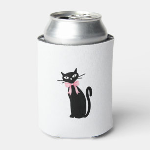 Atomkatze mit rosa Katzenkatze Girly Clean Girl Ki Dosenkühler