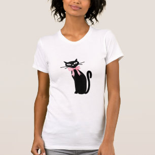 Atomkatze mit rosa Katzenkatze Girly Clean Girl Ki T-Shirt