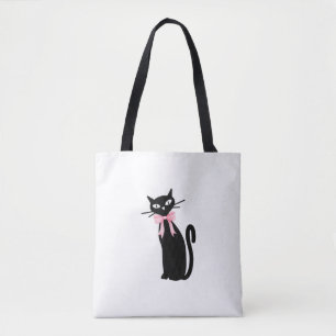 Atomkatze mit rosa Katzenkatze Girly Clean Girl Ki Tasche