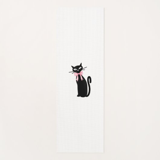 Atomkatze mit rosa Katzenkatze Girly Clean Girl Ki Yogamatte (Vorderseite)
