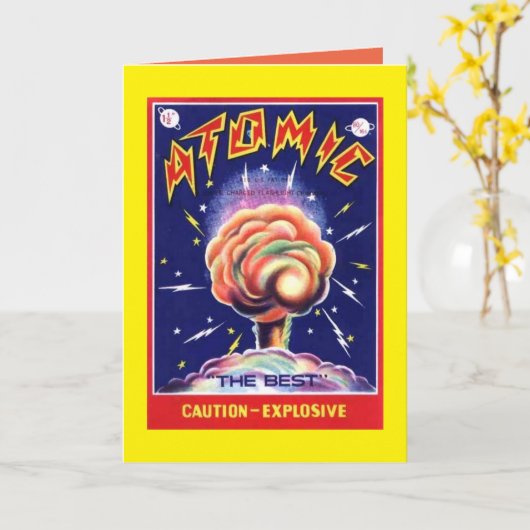 Atomkautionskarte Karte (Gelbe Blume)