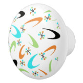 Atomkern der Mitte des Jahrhunderts Keramikknauf (Rechts)