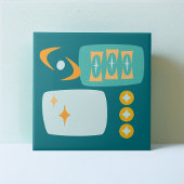 Atomkern Mitte Abstrakt Fliese