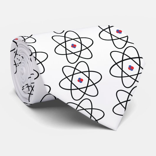 Atomkernchemie Krawatte (Gerollt)