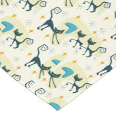 Atomkittelläufer Mitte des Jahrhunderts Kurzer Tischläufer (Ecke)