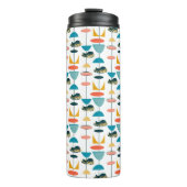 Atomkitty-Muster Mitte des Jahrhunderts Thermosbecher (Vorderseite)