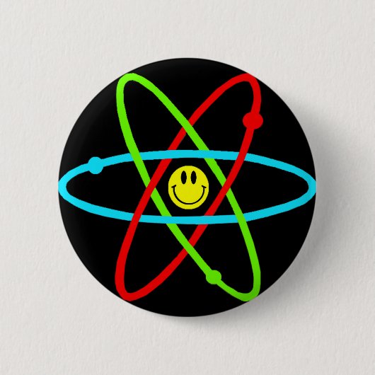Atomknopf Button (Vorderseite)
