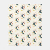 Atomkohle-Gelb aus dem Mittelalter Fleecedecke (Vorderseite)