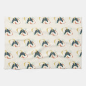 Atomkohle-Gelb aus dem Mittelalter Geschirrtuch (Horizontal)