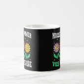 Atomkraft ja, bitte lächelnde Blumen Kaffeetasse (Mittel)