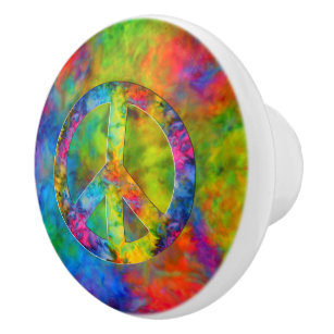 [AtomKrawatten-] Regenbogen färbt Keramikknauf