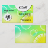 Atomkreise - Abstrakt 01 Visitenkarte (Vorne/Hinten)