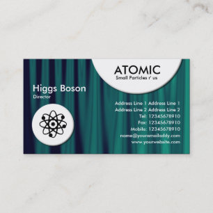 Atomkreise - Draperie 03 Visitenkarte