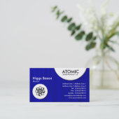 Atomkreise - Drapery 05 Visitenkarte (Stehend Vorderseite)