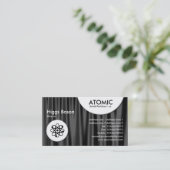 Atomkreise - Drapery 07 Visitenkarte (Stehend Vorderseite)