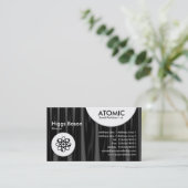 Atomkreise - Drapery 08 Visitenkarte (Stehend Vorderseite)