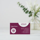 Atomkreise - Dunkle Kriminalität (660033) Visitenkarte (Stehend Vorderseite)