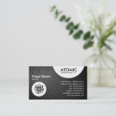 Atomkreise - elektrischer Pool 01 Visitenkarte (Stehend Vorderseite)