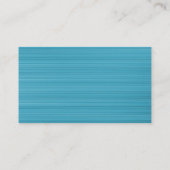 Atomkreise - Lichtblau gebürstete Textur Visitenkarte (Rückseite)