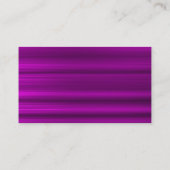 Atomkreise - Magenta-Pinselstriche Visitenkarte (Rückseite)