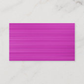 Atomkreise - Magenta-Pinselstriche Visitenkarte (Rückseite)