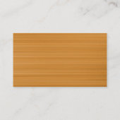 Atomkreise - Ocker gebürstete Textur Visitenkarte (Rückseite)