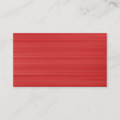 Atomkreise - rot gebürstete Textur Visitenkarte (Rückseite)