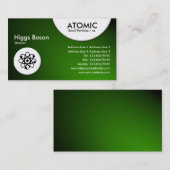 Atomkreise - Spotlit - Grün Visitenkarte (Vorne/Hinten)
