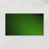 Atomkreise - Spotlit - Grün Visitenkarte (Rückseite)