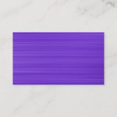 Atomkreise - violette Bürstenstruktur Visitenkarte (Rückseite)