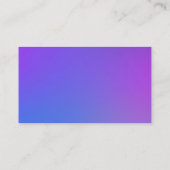 Atomkreise - weiche Gradienten Visitenkarte (Rückseite)