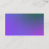 Atomkreise - weiche Strahlenkarte Visitenkarte (Rückseite)