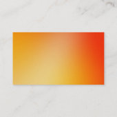 Atomkreise - weiche Strahlenkarte Visitenkarte (Rückseite)