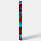 Atomkreismosaik Case-Mate iPhone Hülle (Rückseite / Links)