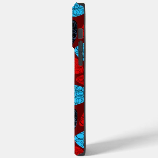 Atomkreismosaik Case-Mate iPhone Hülle (Rückseite / Links)