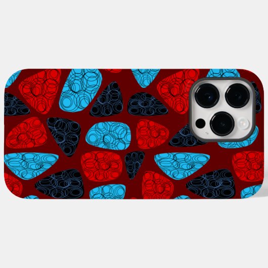 Atomkreismosaik Case-Mate iPhone Hülle (Rückseite (Horizontal))