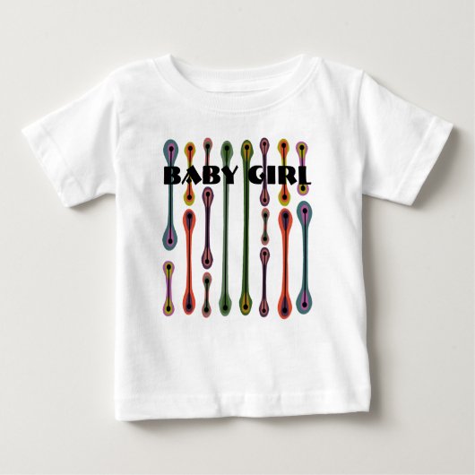Atomlinien Baby T-shirt (Vorderseite)