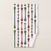 Atomlinien Badhandtuch Set (Handtuch)