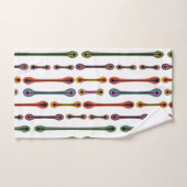 Atomlinien Badhandtuch Set (Handtuch)