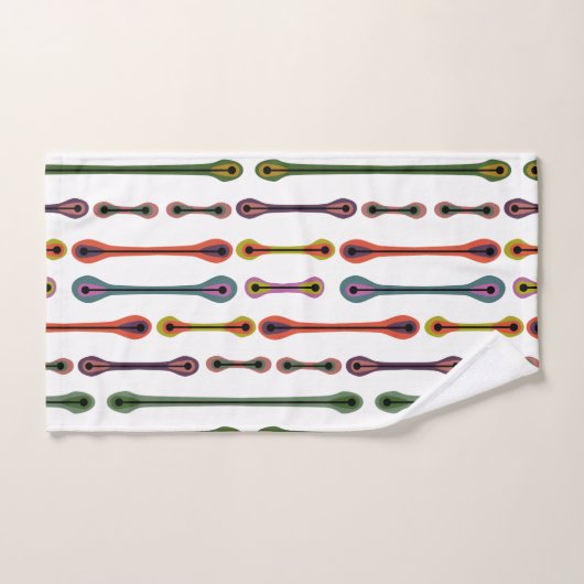 Atomlinien Badhandtuch Set (Handtuch)