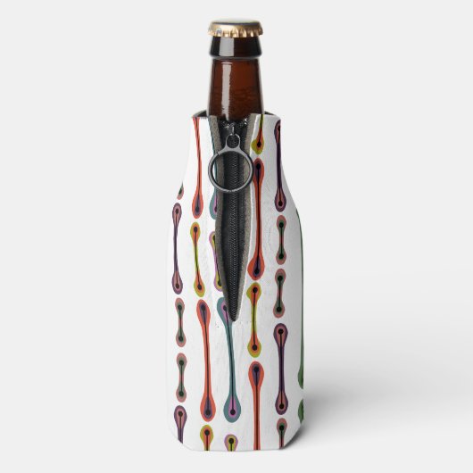 Atomlinien Flaschenkühler (Flasche Rückseite)