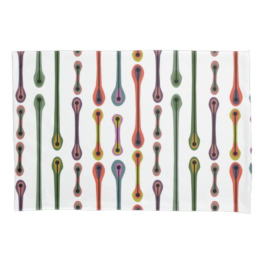 Atomlinien Kissenbezug (Vorderseite)