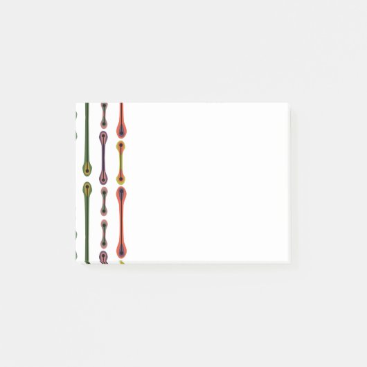 Atomlinien Post-it Klebezettel (Vorderseite)