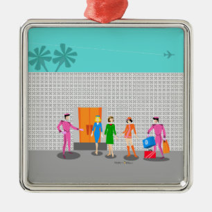 Atommalm Springs Stewardess Keramik Ornament