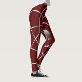 Atommaroon-Leggings Leggings (Rechts)