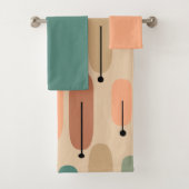 Atommäschchen Retro-Badetuch-Set Badhandtuch Set (Insitu)